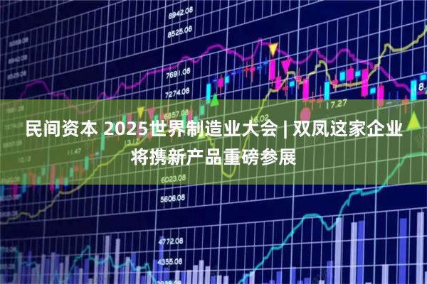 民间资本 2025世界制造业大会 | 双凤这家企业将携新产品重磅参展