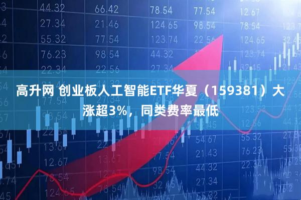 高升网 创业板人工智能ETF华夏（159381）大涨超3%，同类费率最低