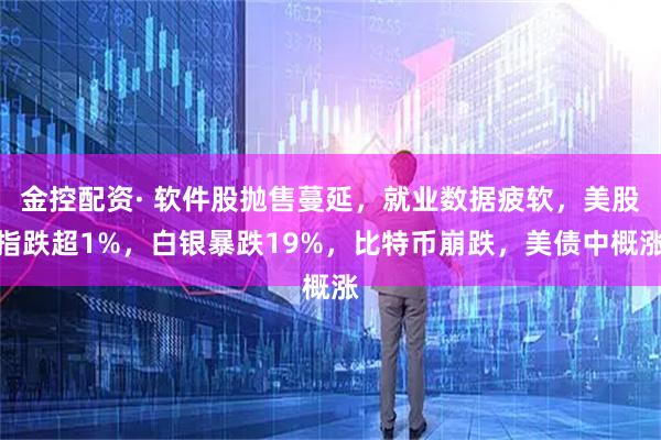 金控配资· 软件股抛售蔓延，就业数据疲软，美股指跌超1%，白银暴跌19%，比特币崩跌，美债中概涨