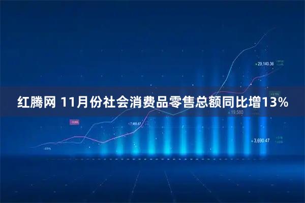 红腾网 11月份社会消费品零售总额同比增13%